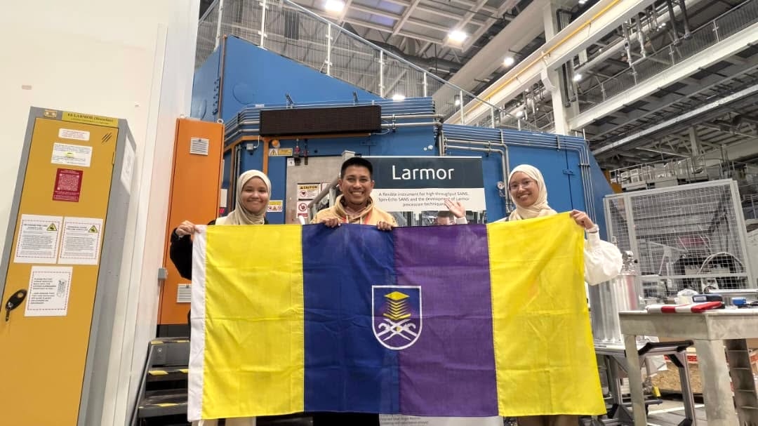 UiTMCPP researchers at the ISIS Neutron and Muon Source, UK, June 2026 (photo 1 of 4)