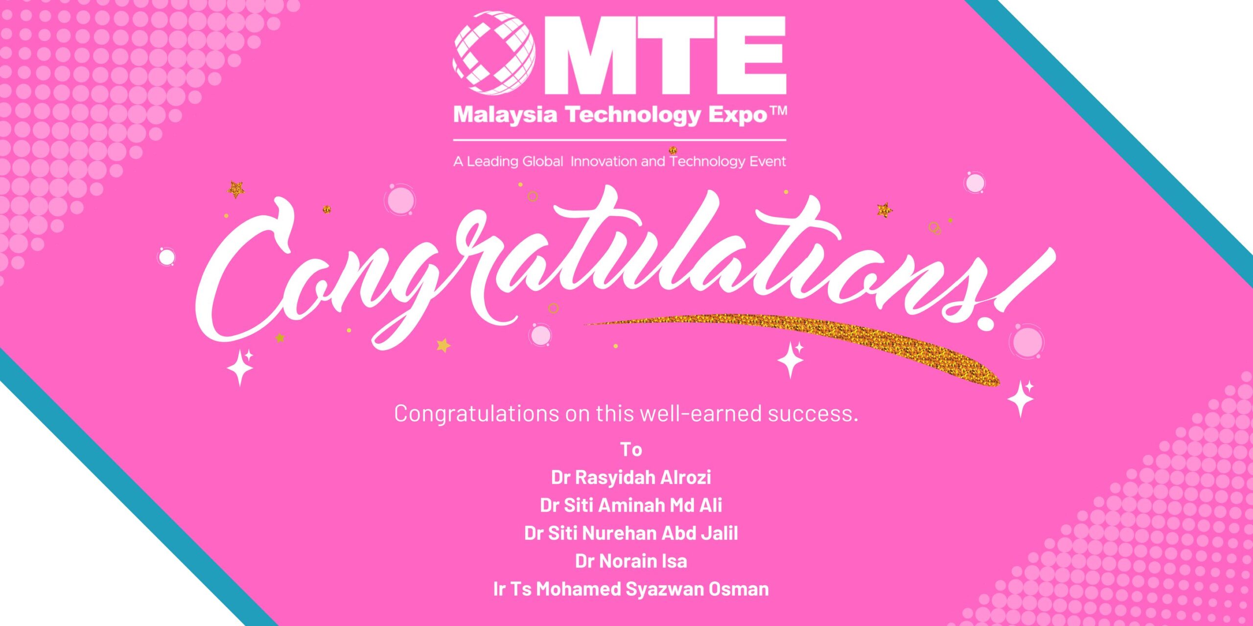 Malaysia Technology Expo (MTE 2025) innovation mentoring, School of Chemical Engineering, UiTMCPP (photo 1 of 1)