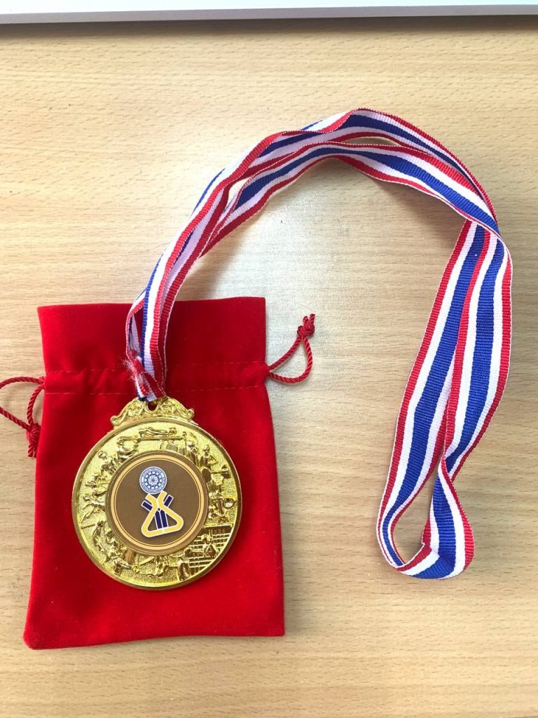 IPITEx 2025: Gold medal with a Thai-flag ribbon