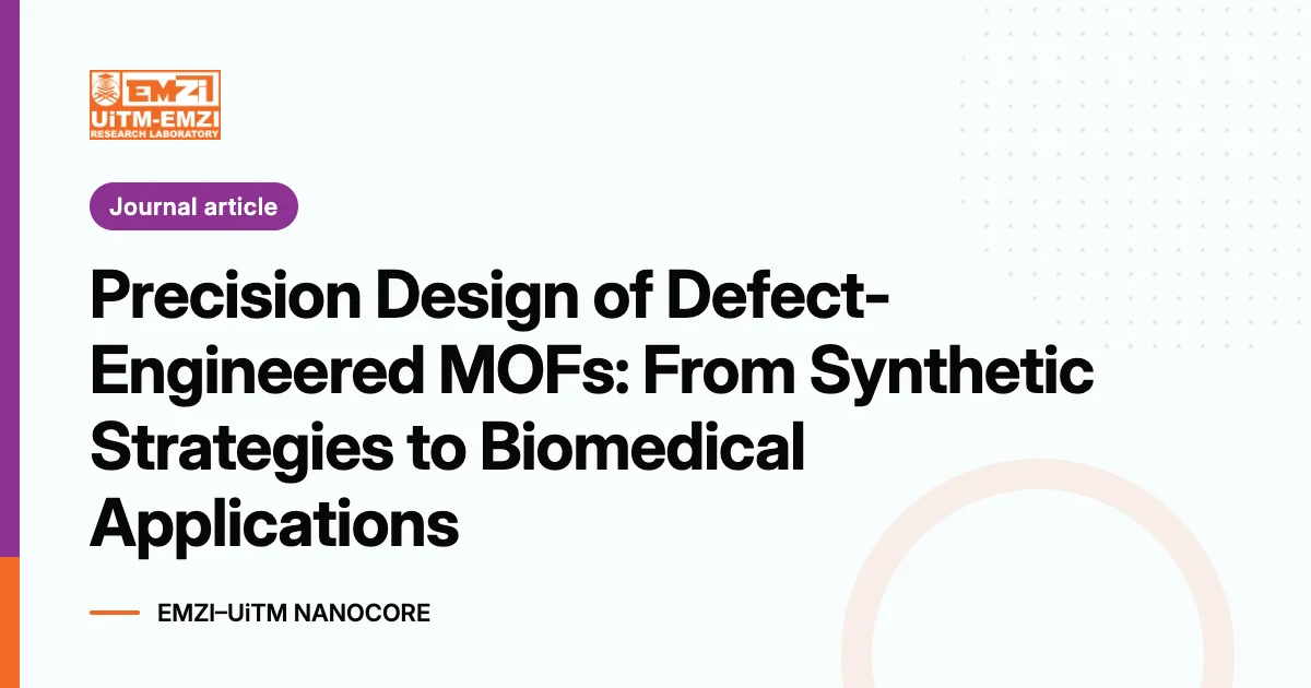 Title graphic: Precision Design of Defect-Engineered MOFs: From Synthetic Strategies to Biomedical Applications