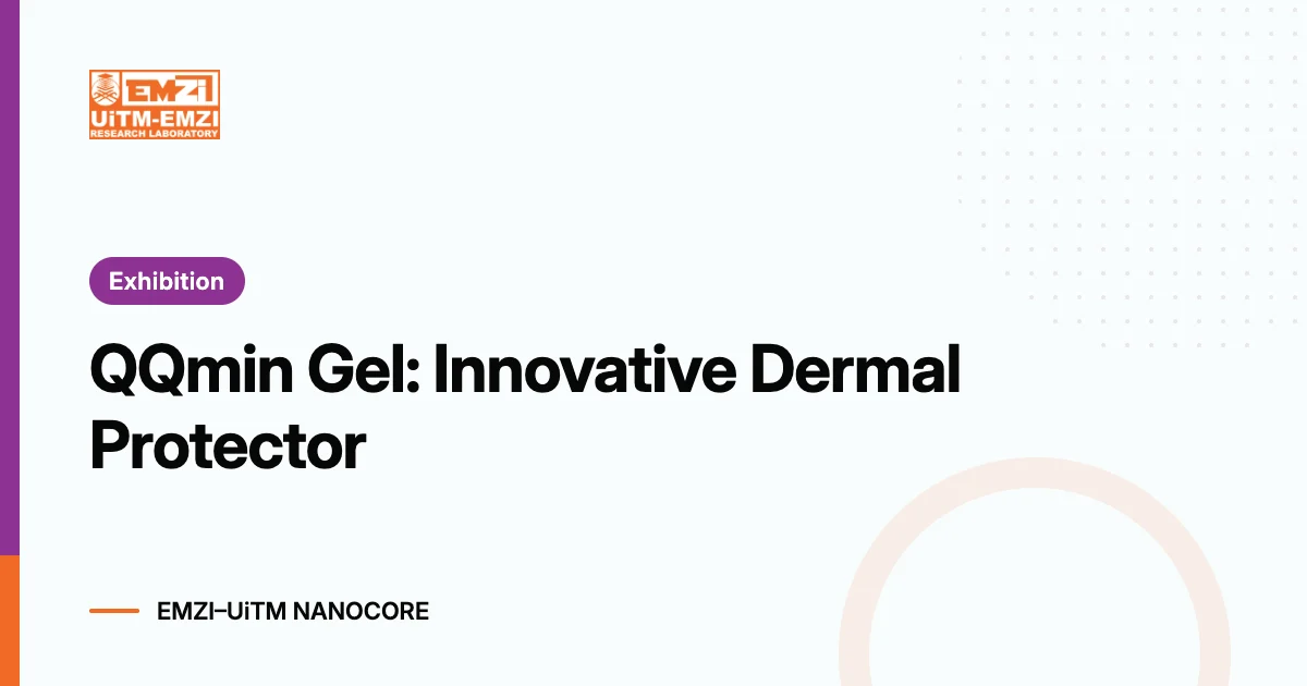 Title graphic: QQmin Gel: Innovative Dermal Protector